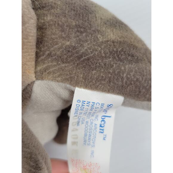 Vintage 2000 Disney Dinosaur EEMA Styracosaurus Star Bean Mattel Plush‎ Stuffed - Picture 5 of 8